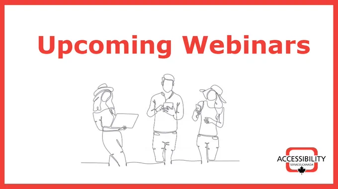 Upcoming webinars
