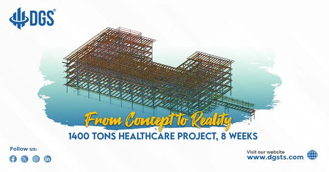 DGS was awarded this project with a tight delivery schedule of 8 weeks. 

Our team kick started the project and delivered this health care project of 1400 tons well within the schedule by submitting a total shop drawings of 1016.

#ProjectProfile #Design #Architecture #Engineering #Education #TimeSaving #CostSaving #team #steelstructure #advancesteel #tekla #robot #revit #SDS2 #Steeldetailer #communication #steelbeams #structural #letsconnections #openforbusiness #opentowork #opentoconnect #trendingnow #maincontractors #design #steel #mepdrawings #3d #florida #dgsts #tekla #detailing #shopdrawings #ShopDrawings #autocaddrawing 