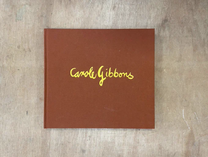 📸 Carole Gibbons monograph cover courtesy of Good Press