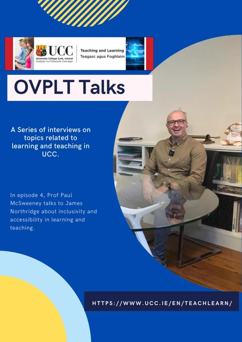 Flyer showing photo of James Northridge outlining topic of the OVPLT Talks video.