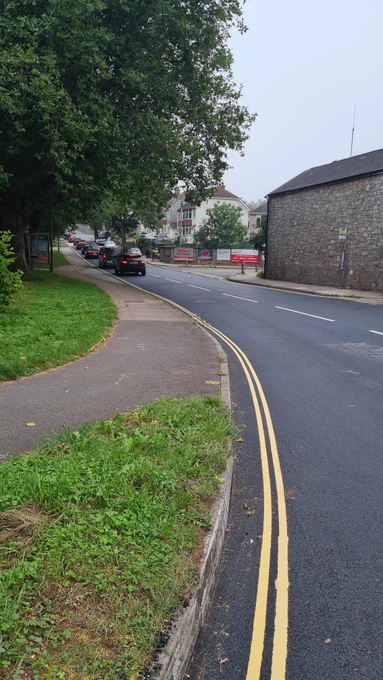 Resurfaced road