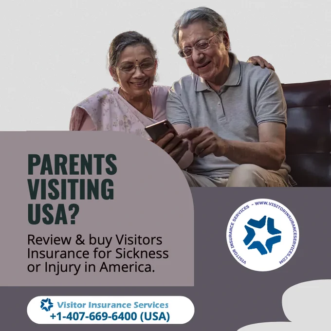 Visitors Insurance is ideal coverage for parents as visitors to the USA, foreign travelers visiting America, or Indian relatives visiting the USA, or for foreign tourists traveling to the United States, or anyone traveling outside their home country. Review top-rated visitors insurance plans and buy the best suited visitors coverage for USA, top-rated visitor insurance plans with sickness or injury benefits, quote cost and instantly purchase Visitor Insurance India to USA today on VisitorInsuranceServices.com.