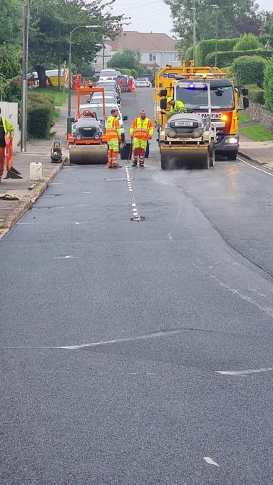 road resurfacing