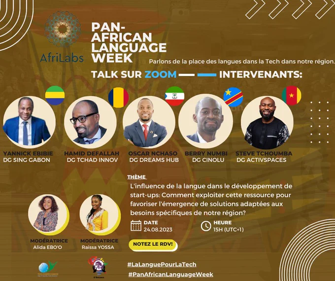 Une table ronde exceptionnelle avec la participation d'acteurs du Cameroun, Gabon, RD Congo, Tchad, et Burundi. Ensemble, nous aborderons le thème "L'influence de la langue dans le développement de start-ups francophones : Comment exploiter cette ressource pour favoriser l'émergence de solutions adaptées aux besoins spécifiques de notre région."