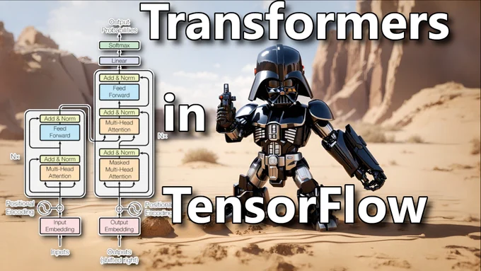 Dive into Transformers: Building Blocks in NLP | Encoder and Decoder Layers 🚀
 
Embark on a transformative journey through the heart of Natural Language Processing (NLP) with Transformers! In this tutorial, we delve into the core elements of the Transformer architecture, focusing on crafting the fundamental Encoder and Decoder layers.
 
🎯 Grasp the Concept of Encoder and Decoder in Transformers.
🔧 Construct EncoderLayer: GlobalSelfAttention & FeedForward in Action.
🔑 Decode the Magic: Implementing DecoderLayer with CrossAttention.
💻 Test the Layer's Harmony with Realistic Input Sequences.
 
Embark on this empowering voyage into the realm of Transformers, enriching your toolkit with the skills to create intricate Encoder and Decoder layers. Join me for a dynamic learning experience and prepare to wield Transformers for a multitude of captivating NLP challenges! 🌟
 
Text Version Tutorial: https://pylessons.com/build-transformer