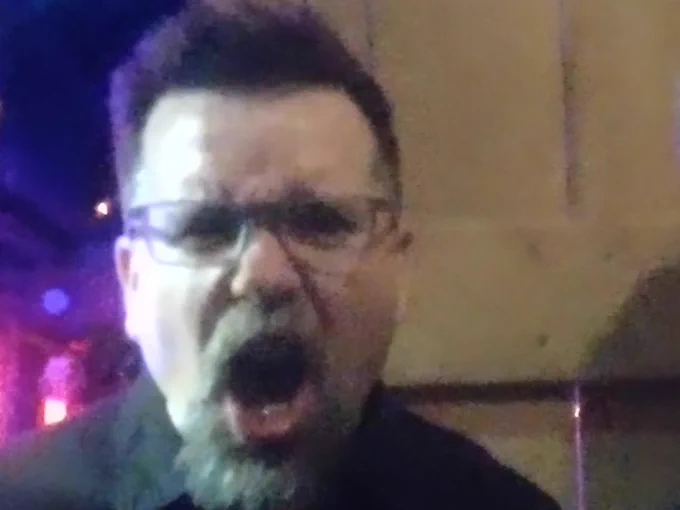 Bryan hollering joyously