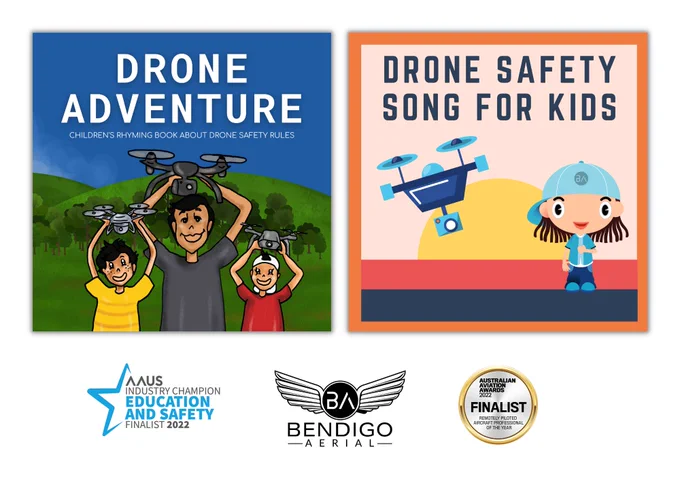 We wrote "Drone Adventure" for children who love technology and flying drones. It's about drone safety rules for young pilots