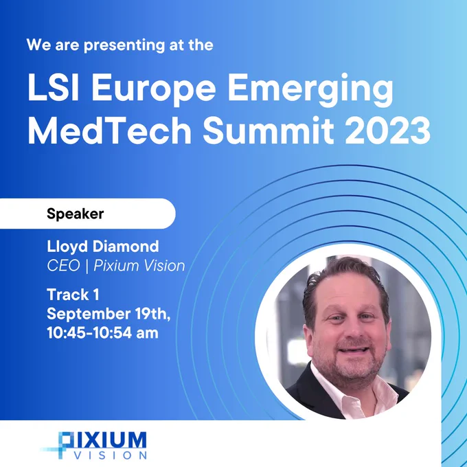 Don't miss us at the LSI Europe Emerging MedTech Summit 2023, taking place in Barcelona, September 18-22.
