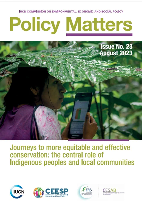 Full issue at https://portals.iucn.org/library/sites/library/files/documents/Policy-Matters-Issue-23_0.pdf