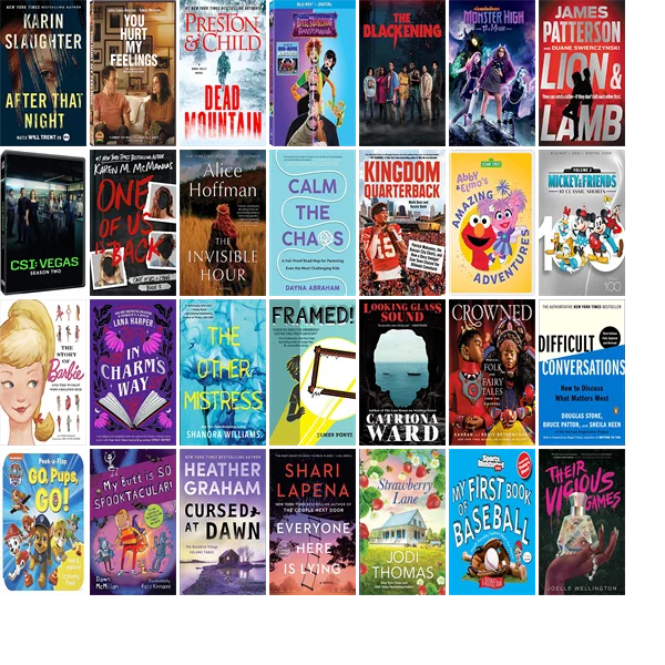 See what's new from your library