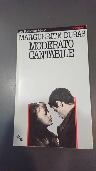 Marguerite Duras couverture de Moderato Cantabile 