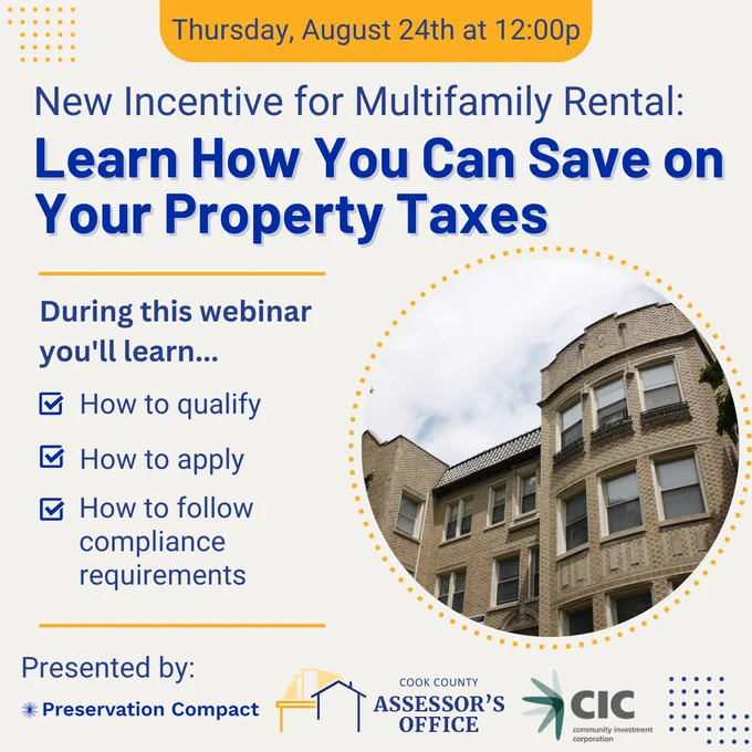 affordable housing special assessment program webinar 
thursday, august 24 at 12PM