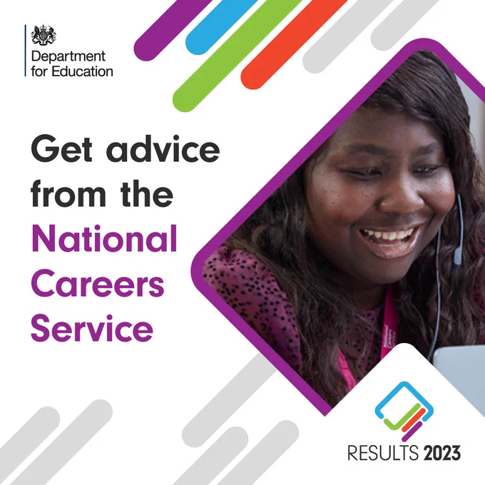 Graphic reads: get advice from the National Careers Service