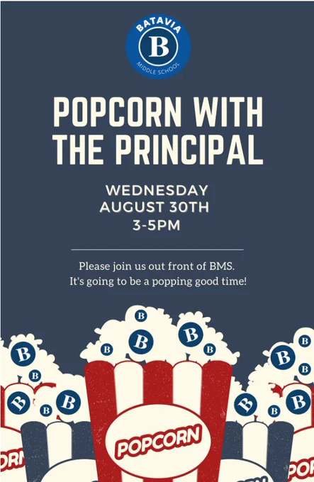 Popcorn with the Principal