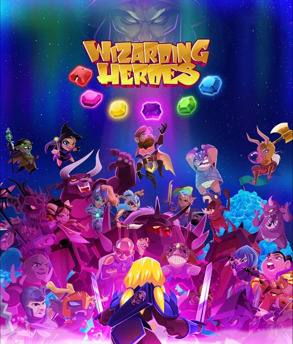 Cover art for Wizarding Heroes by Dedos.