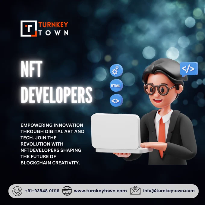 Empowering innovation through digital art and tech. Join the revolution with NFT Developers shaping the future of blockchain creativity.
