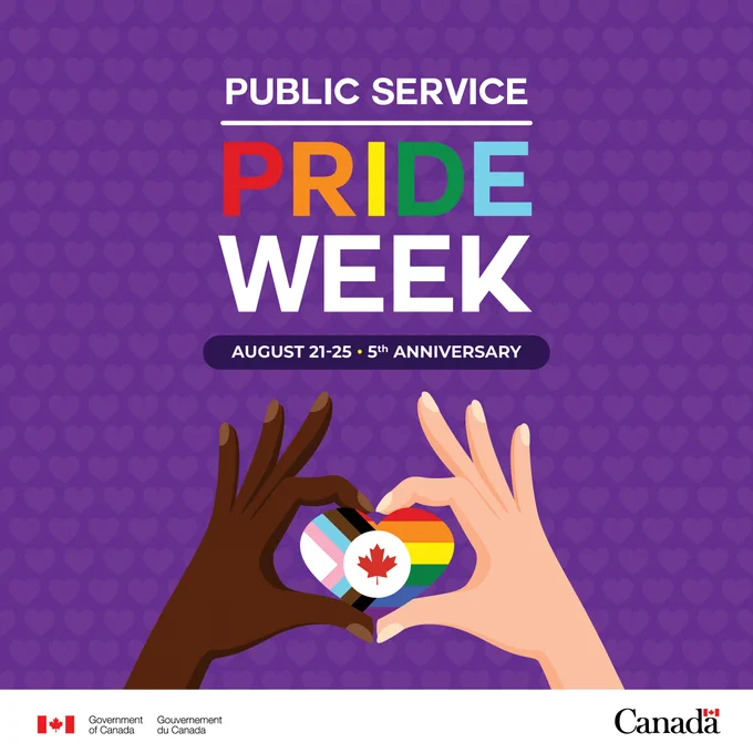 Public Service Pride Week

August 21-25: 5th Anniversary