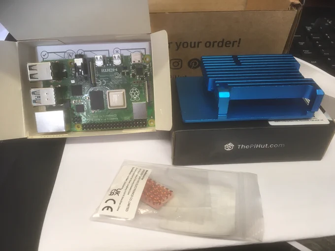 Look what the postman delivered!
Nice to see 8GB Pi4 back in stock and at a reasonable cost again.
