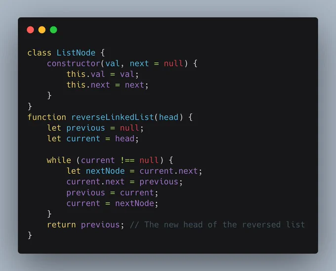 Reverse Linked List 