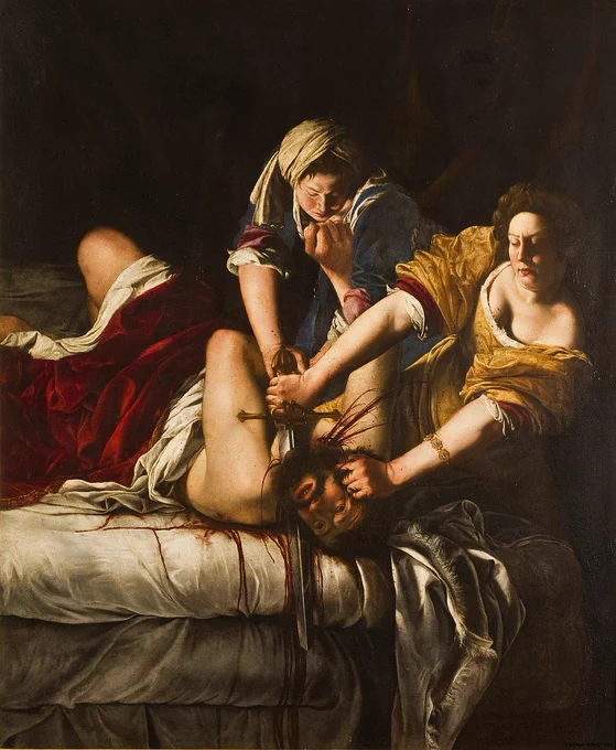 “Judit decapitando a Holofernes”, de Artemisia Gentileschi