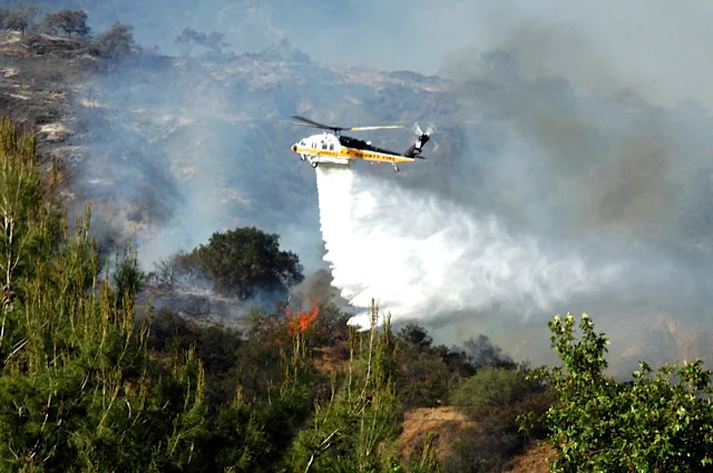 Hot and dry conditions with locally gusty winds will bring elevated fire weather conditions away from the coast through Wednesday, especially interior San Luis Obispo and Santa Barbara counties where rainfall from Hilary was minimal.