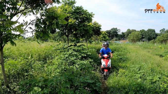 Riding an automatic scooter off-road turns out to be a perfect way to avoid Hanoi's busy traffic. 💯
vietnam, motorbike, motorcycle, motocross, scooter, touring, tours, journey, voyage, adventures, rides, trips, holidays, vacation, travel, holiday, trip, ride, adventure, hire, rental, offroad, fun rides, motorbiking, motorcycling, dirtbike, dual enduro, honda, XR150L, CRF150L, CRF250L, CRF300L, XR250, guided, self guided, offroad vietnam, vietnam offroad, less ridden, quiet corners, vietnam motorbike tours, motorbike tours vietnam, vietnam by motorbike, vietnam motorcycle tours, motorcycle tours vietnam, vietnam by motorcycle, vietnam dirtbike tours, dirtbike tours vietnam, vietnam by dirtbike, roof tracks, reliable bike, village track, untouched places, backroad, rough ride, amazing dirt track, off the beaten track, off the tourist trails, away from tourist path, not for the faint of heart, spirit of riding, distant lands, automatic scooters, for beginners, different experience