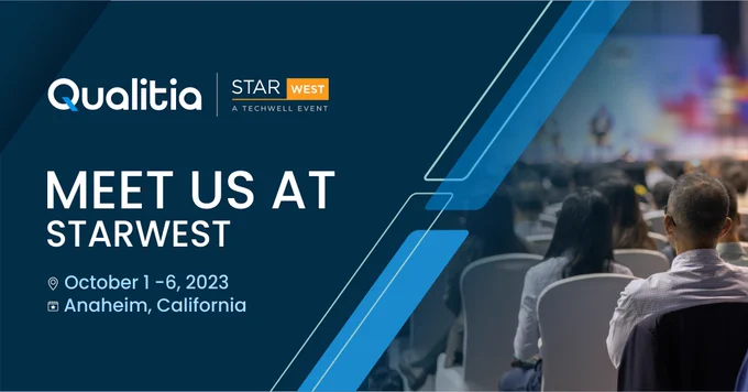 In October Qualitia is excited to be a part of Starwest, a #Techwell event in Anaheim, California, an event that brings together the QA leaders and tester alike!  