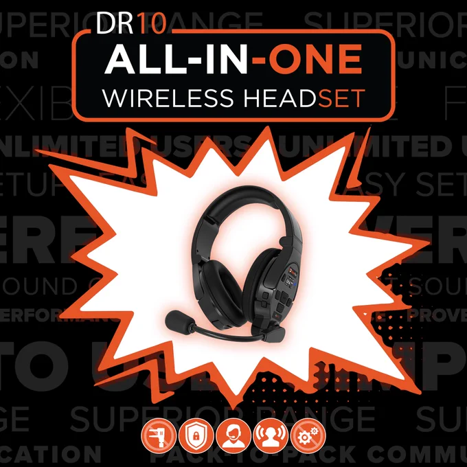 The NEW CrewPlex DR10 All-In-One Wireless Headset is the latest addition to the family of communication solutions to provide full-duplex, hands-free communication to crews for critical workplace communication. #crewplex #HandsFree #DR10 Learn more: https://bit.ly/3DXhhTZ