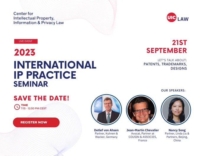 Join us at the International IP Practice Seminar. Legal experts from around the world will be delving into patent, trademark, and design topics including PCT updates and discuss insights into UPC case strategies. Stay informed about the latest developments in Trademark and design Law. 