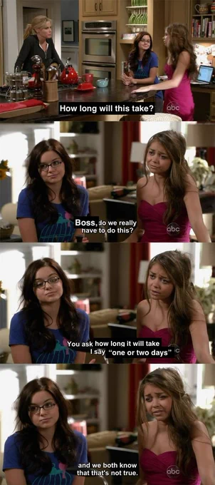 A scene from modern family rewritten to look like a conversation between a software developer and their manager.
