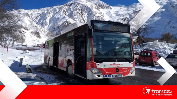 Chamonix Bus in France