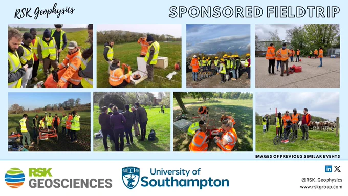 RSK Geophysics are sponsoring and working with the University of Southampton on their geophysics fieldwork