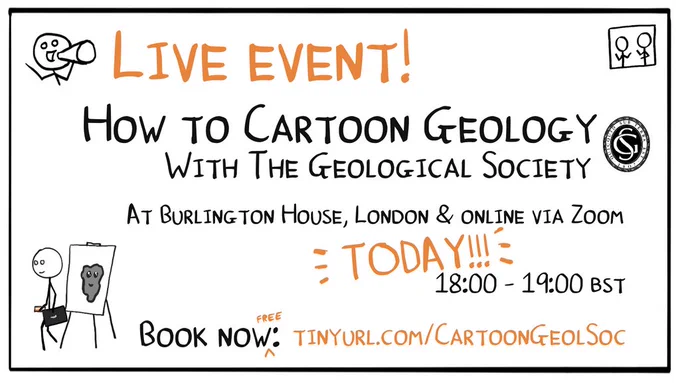 ErrantScience advert for our 2023 talk at GeolSoc
