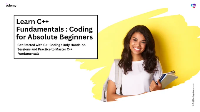 Learn C   Fundamentals : Coding for Absolute Beginners
https://www.udemy.com/course/learn-cpp-fundamentals-coding-for-absolute-beginners/
#edtech #elearning #sale #viral #trending #harisystems #ITeachUdemy #udemy #corporate #digitalclass #onlinecourse #fundamentals #cplusplus #coding #java #cpp 
