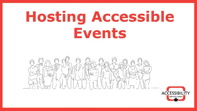 Hosting accessible events