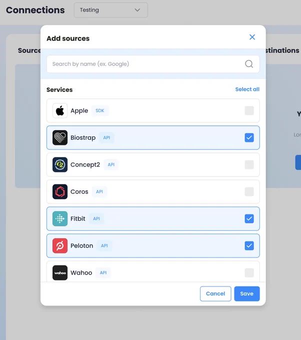 Integrate with data suppliers with a single click