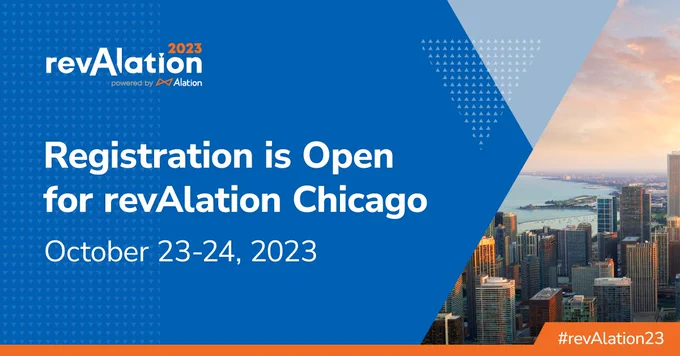 Registration is Open for revAlation Chicago, taking place from October 23-24, 2023. 