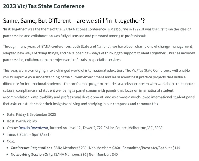 Image of the theme and details of the conference