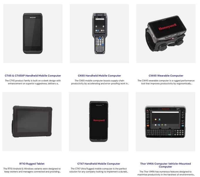 Warehouse barcode scanner mobile computer Indigo WMS