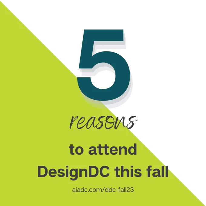 5 Reasons to Attend DesignDC this fall