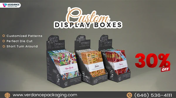 Discover the essence of captivating presentation with our custom display boxes. Elevate your products through innovative design and impeccable packaging. Tailor-made to your specifications, counter display boxes enhance brand visibility and leave a lasting impression. Crafted with precision and care, custom printed display boxes ensure your items are showcased elegantly. Choose style, choose distinction.