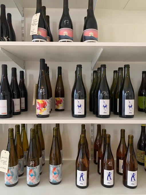 Sélection de vins nature de chez Parpains