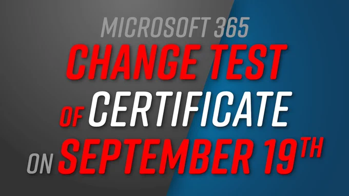 Starting Sep 19, 2023, Microsoft will test new certificates leading to "DigiCert Global Root G2" CA for SIP endpoints.