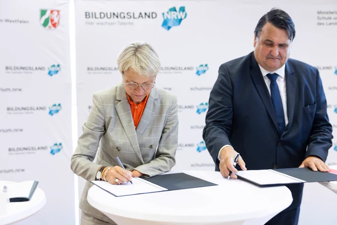 Impressionen aus der Pressekonferenz zum Lehramtsstipendium Ruhr – Deine Region. Deine Chance.