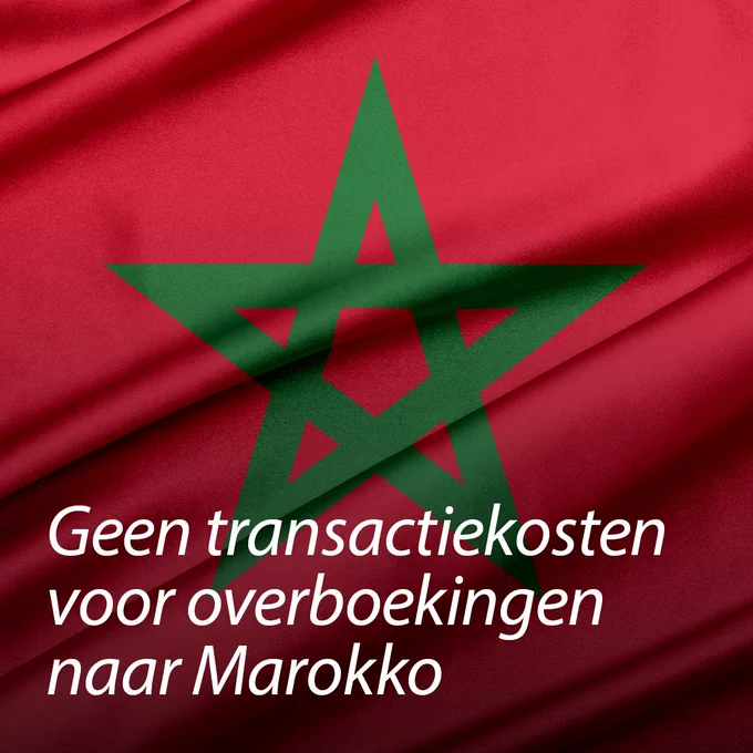Drie maanden geen transactiekosten voor overboekingen naar Marokko