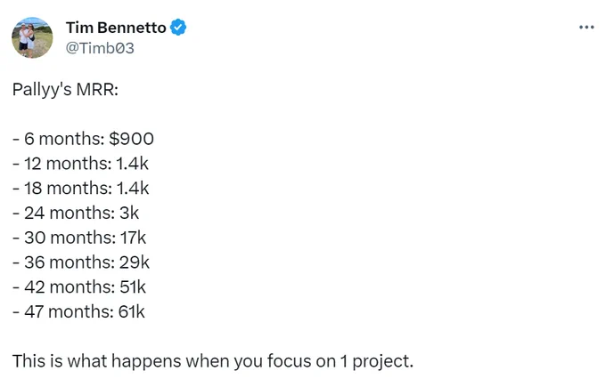 Screenshot of a post from Tim Bennetto.