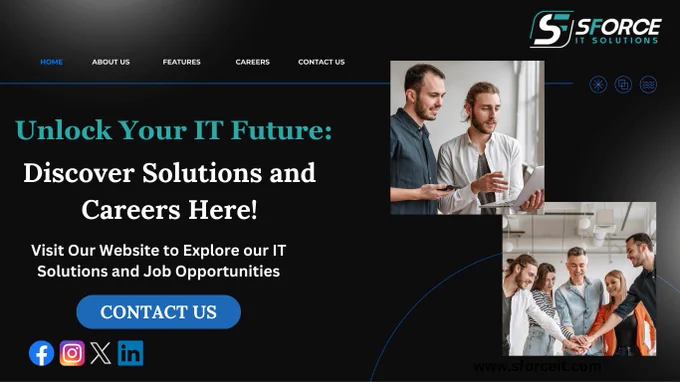 Join us on a journey of innovation and excellence. Explore cutting-edge IT solutions and exciting career opportunities at SForce IT Solutions. Your future begins here.