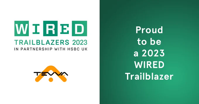 Tevva hand picked as a 2023 WIRED Trailblazer