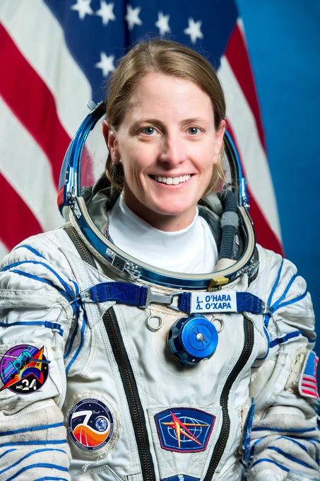 NASA Astronaut Loral O'Hara Soyuz MS-24 Portrait.