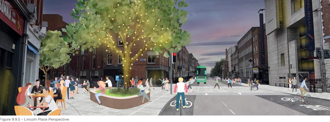 Lincoln Place in the City Centre Transport Strategy